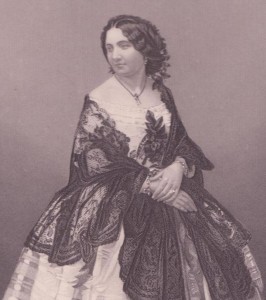 Arabella Goddard (1836-1922), in Frankreich geborene und gestorbene Lieblingspianistin des Londoner Publikums, verheiratet mit dem einflußreichen Kritiker J. W. Davison (1813-1885). Sie hob 1868 Mendelssohns Sextett aus der Taufe. 1880 zog sie sich ins Privatleben zurück. Stich von Daniel J. Pound (fl. 1842-1877) nach einer Daguerrotypie des Starphotographen J. J. E. Mayall (i. e. Jabez Meal, 1813-1901), 1859.